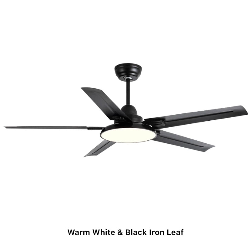 Modern Ventilation Fans Home, Hotel Remote Control Ceiling Fan Living Room, Dining Room, Bedroom Ceiling fan Light