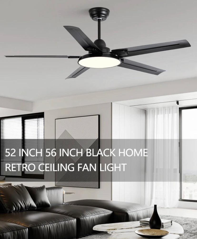 Modern Ventilation Fans Home, Hotel Remote Control Ceiling Fan Living Room, Dining Room, Bedroom Ceiling fan Light
