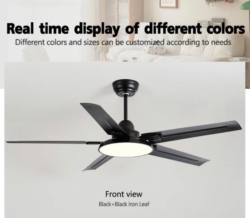 Modern Ventilation Fans Home, Hotel Remote Control Ceiling Fan Living Room, Dining Room, Bedroom Ceiling fan Light