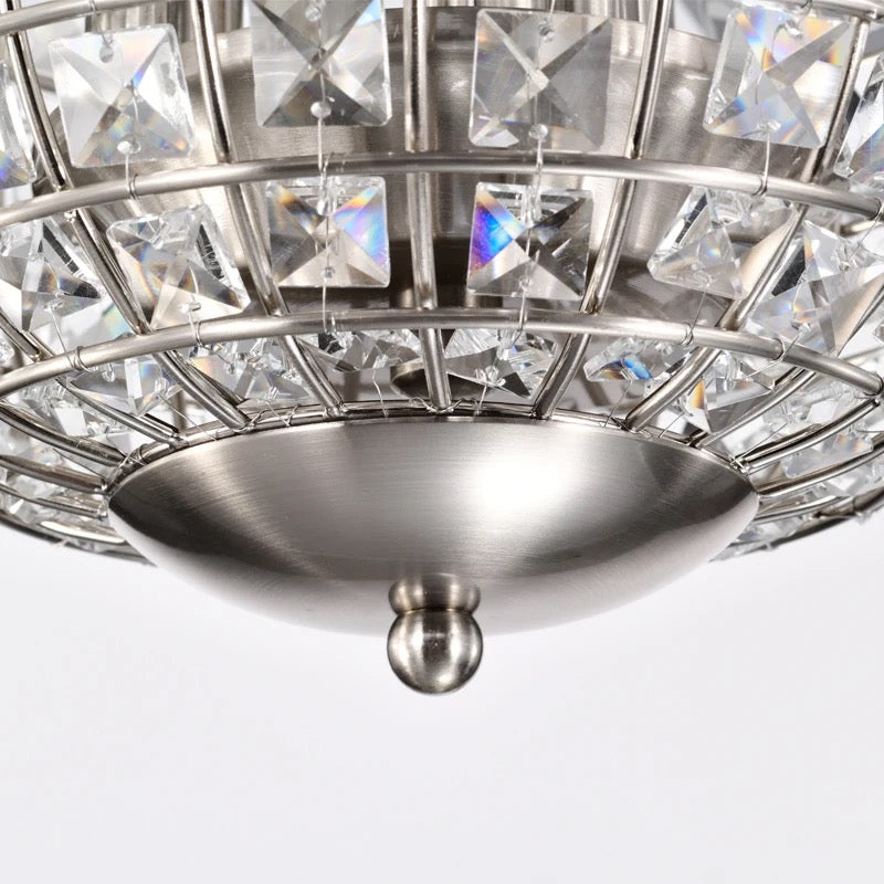 Modern Ventilation Fans Indoor Home, Living Room, Bedroom, Dining Room 52 Inch Ceiling Fan Crystal Ceiling Fan Light