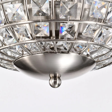 Modern Ventilation Fans Indoor Home, Living Room, Bedroom, Dining Room 52 Inch Ceiling Fan Crystal Ceiling Fan Light
