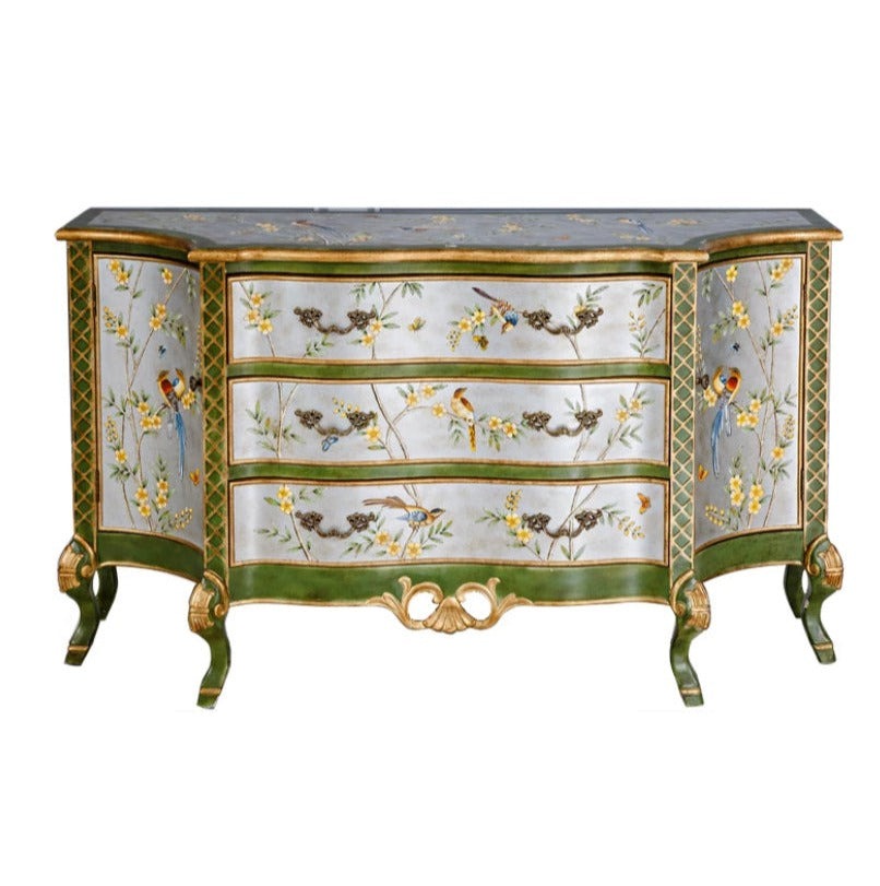 Antique Cabinets Luxury Furniture Antike Schränkekinds Cupboard Wood Noble Design Hand Painted Sideboard