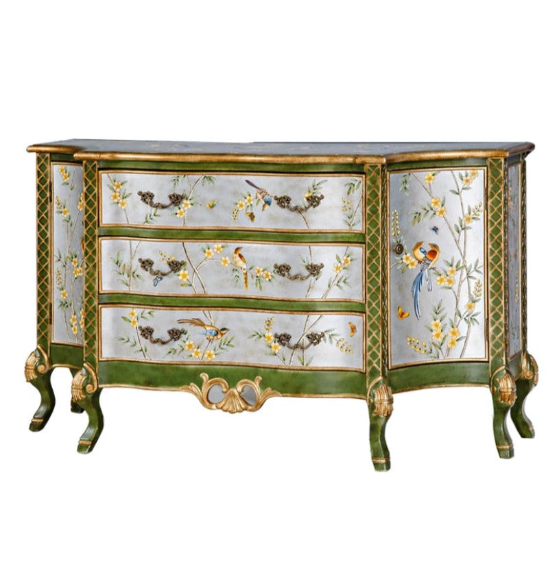 Antique Cabinets Luxury Furniture Antike Schränkekinds Cupboard Wood Noble Design Hand Painted Sideboard
