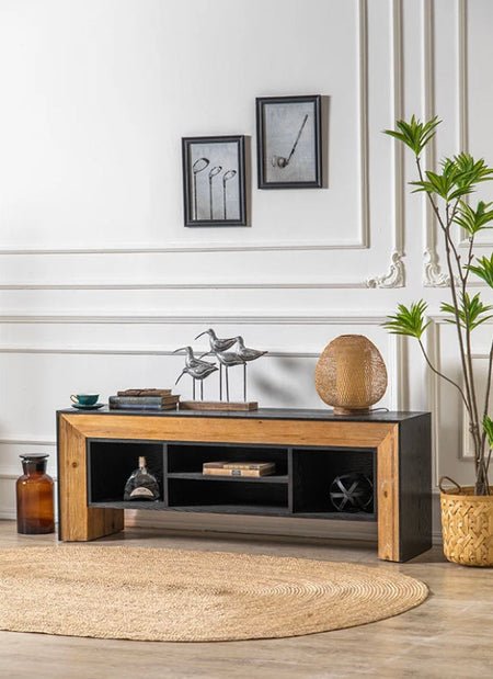 Solid Wood Farmhouse Entryway Hallway Console Accent Table Modern Rustic Contemporary Luxury Furniture