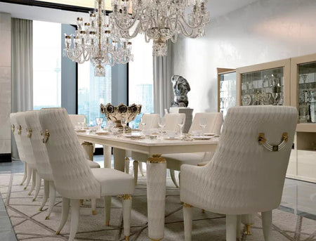 Dining Table Luxury Design Italian Antique Dining Table With Chairs Esstisch Set