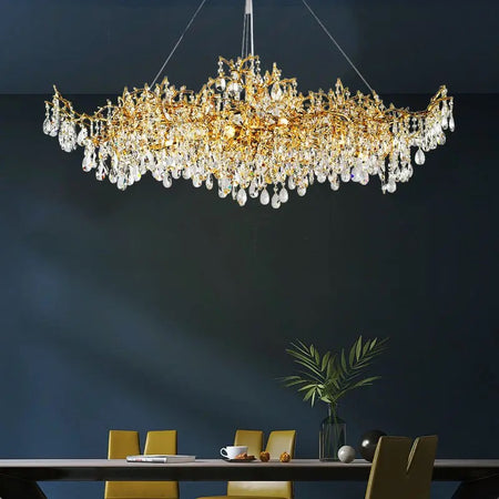 Designer Chandelier Modern Luxury Living, Foyer Room Crystal Lights