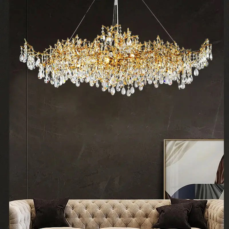 Designer Chandelier Modern Luxury Living, Foyer Room Crystal Lights