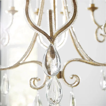 Modern Chandelier Rustic Iron Led American Home, Farm Living, Dining Room Crystal Light s