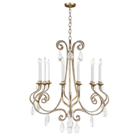 Modern Chandelier Rustic Iron Led American Home, Farm Living, Dining Room Crystal Light s