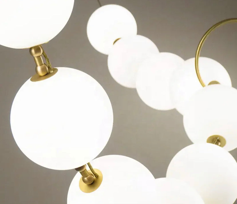 Designer Pendant Light Glass LED Hanging Home Living, Dining Room Lights