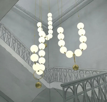 Designer Pendant Light Glass LED Hanging Home Living, Dining Room Lights