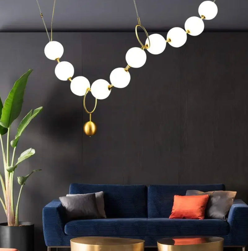 Designer Pendant Light Glass LED Hanging Home Living, Dining Room Lights