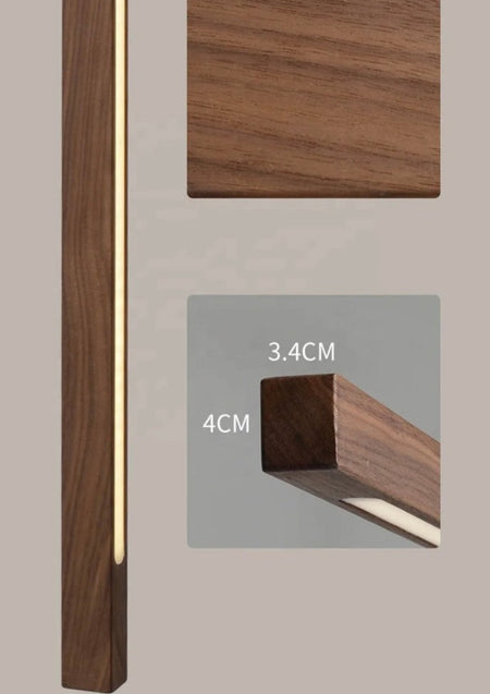 Modern Pendant Light Wood Island Living, Dining Room Hanging Lights