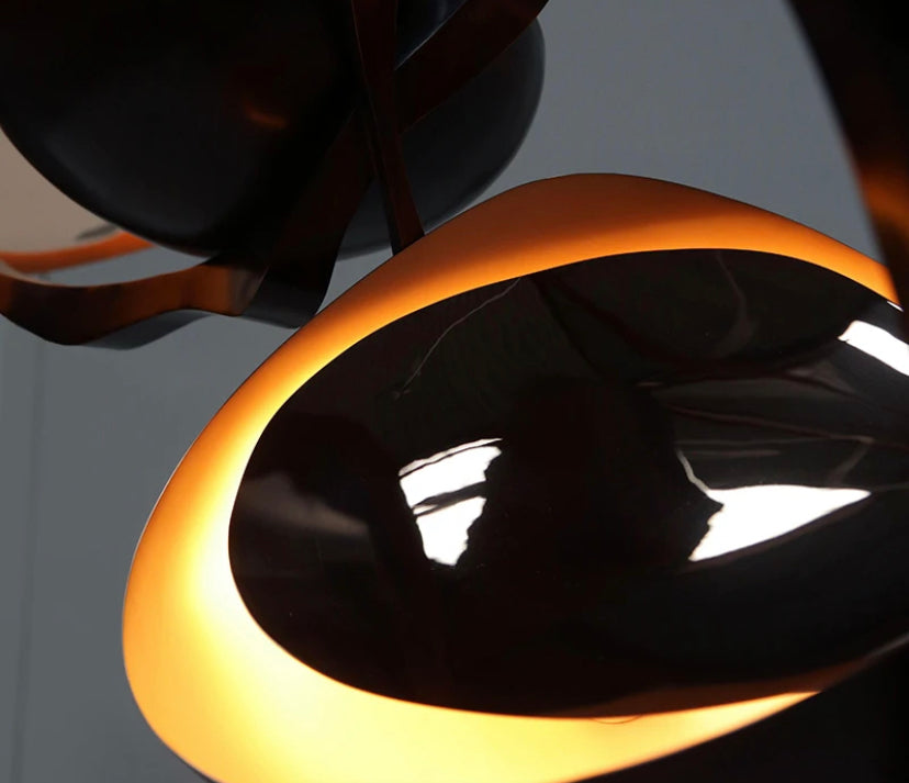 Designer Pendant Light Art Horizontally Suspended Light Sculpture Home, Hotel Chandeliers