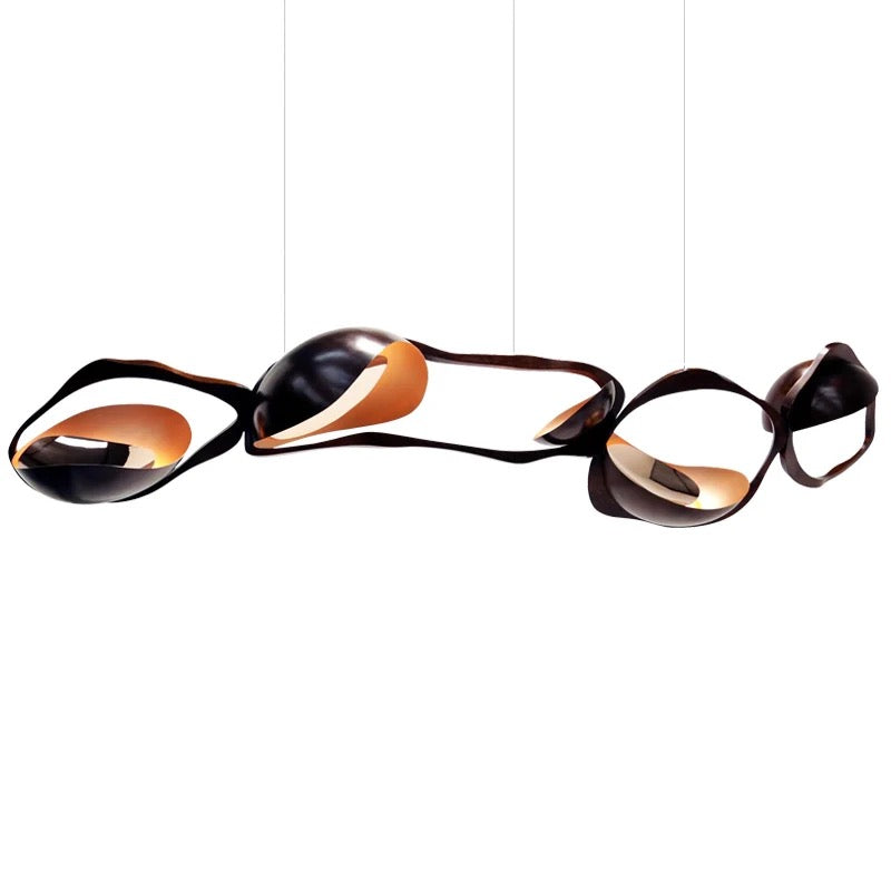 Designer Pendant Light Art Horizontally Suspended Light Sculpture Home, Hotel Chandeliers