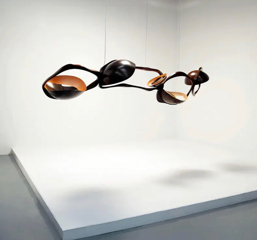 Designer Pendant Light Art Horizontally Suspended Light Sculpture Home, Hotel Chandeliers