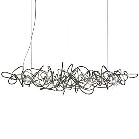 Designer Pendant Light Italian Black Art Deco Chandelier Luxury Dining, Living Room Lights