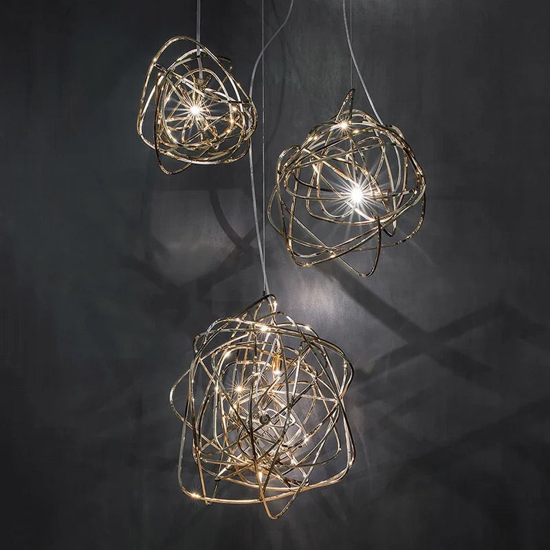 Designer Pendant Light Italian Black Art Deco Chandelier Luxury Dining, Living Room Lights