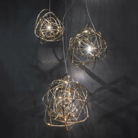 Designer Pendant Light Italian Black Art Deco Chandelier Luxury Dining, Living Room Lights
