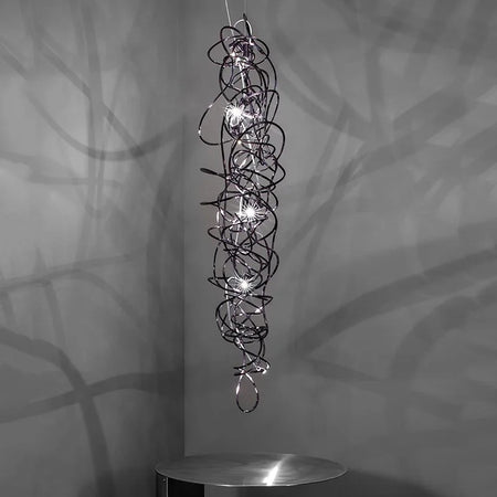 Designer Pendant Light Italian Black Art Deco Chandelier Luxury Dining, Living Room Lights