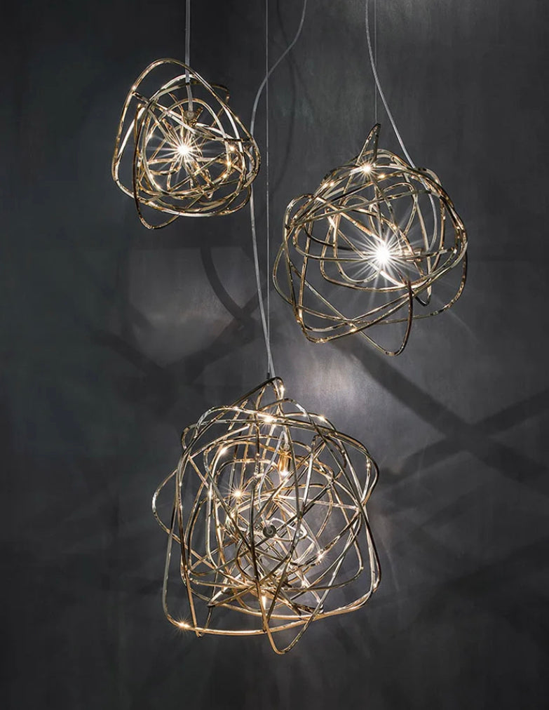 Designer Pendant Light Italian Black Art Deco Chandelier Luxury Dining, Living Room Lights
