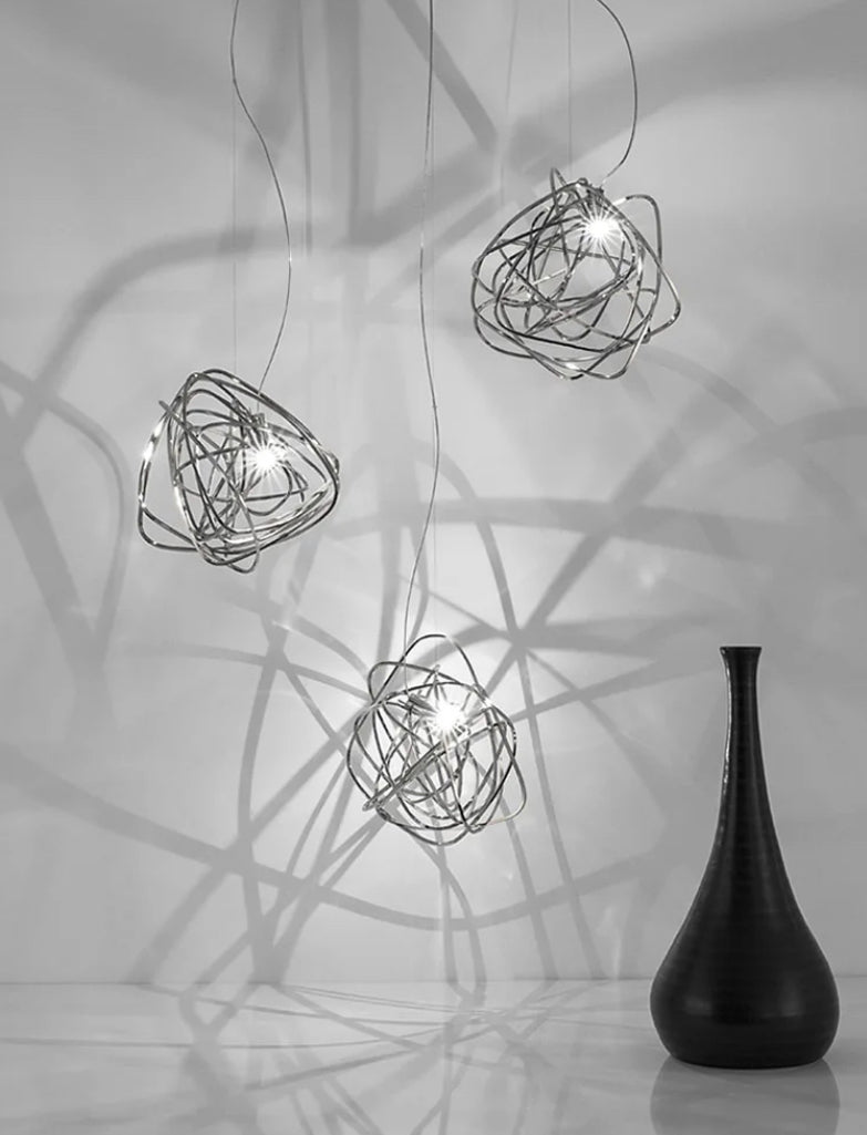 Designer Pendant Light Italian Black Art Deco Chandelier Luxury Dining, Living Room Lights