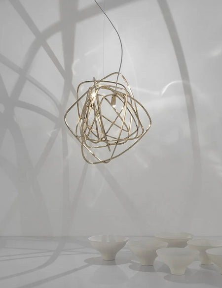 Designer Pendant Light Italian Black Art Deco Chandelier Luxury Dining, Living Room Lights
