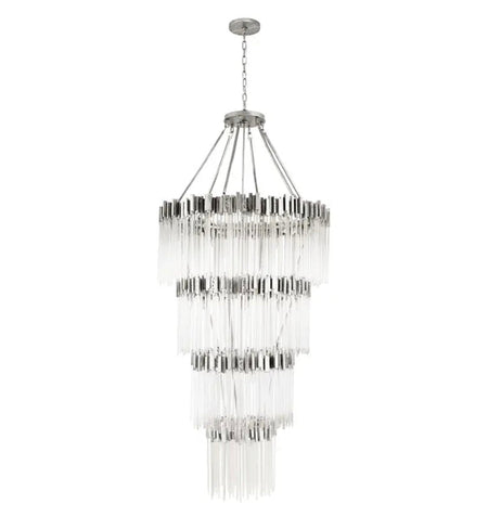 Designer Chandelier Large French Country Duplex Stairwell Crystal Raindrops Decorative Lights