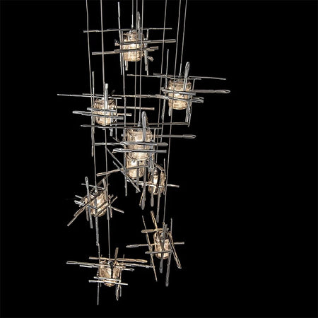 Modern Pendant Light Chrome Hall, Villa, Stair Chandelier Luxury Home Living Room Lights
