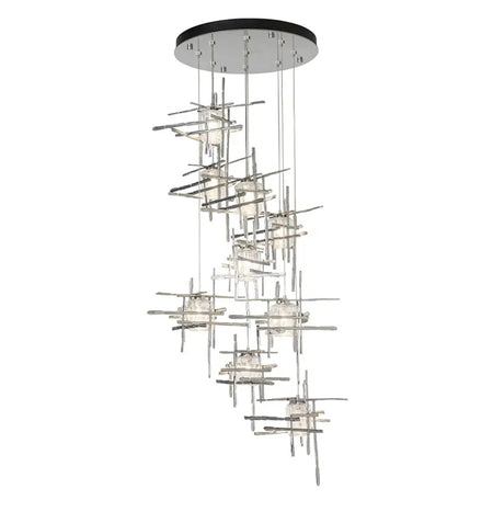 Modern Pendant Light Chrome Hall, Villa, Stair Chandelier Luxury Home Living Room Lights