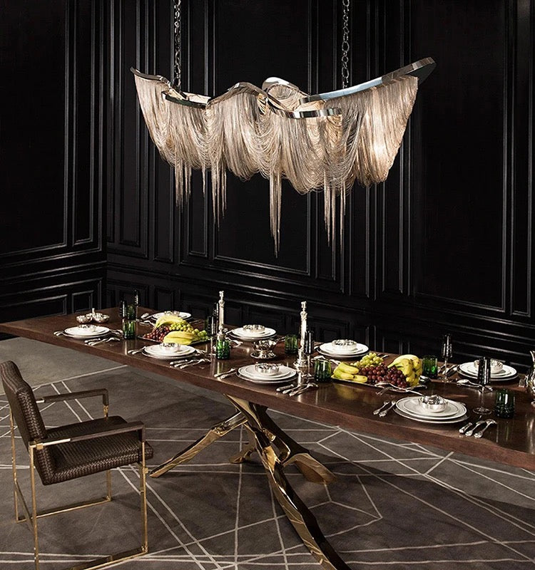 Designer Chandelier Large Art Deco Modern Home, Villa, Hotel Living, Dining Room Lights