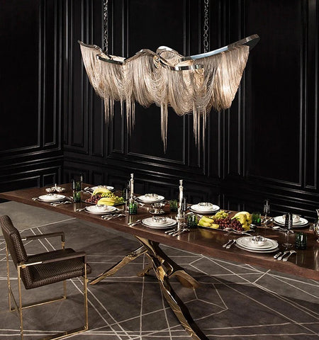 Designer Chandelier Large Art Deco Modern Home, Villa, Hotel Living, Dining Room Lights