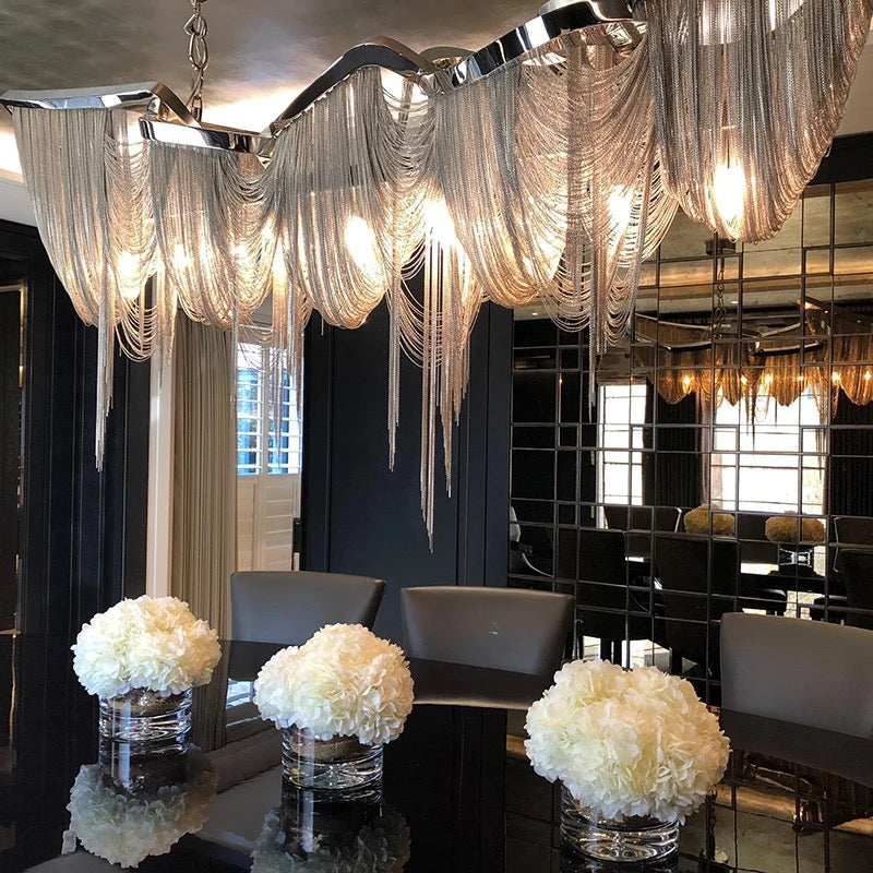 Designer Chandelier Large Art Deco Modern Home, Villa, Hotel Living, Dining Room Lights