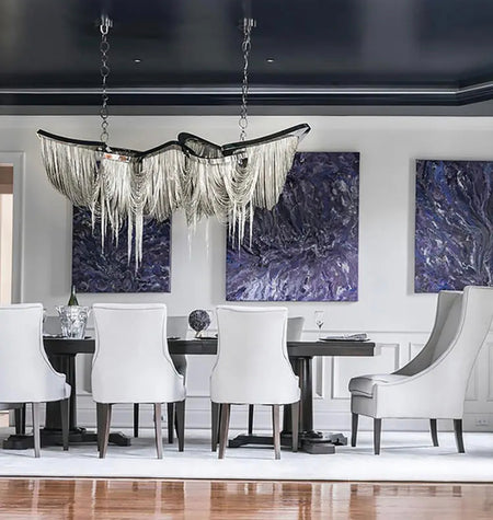 Designer Chandelier Large Art Deco Modern Home, Villa, Hotel Living, Dining Room Lights