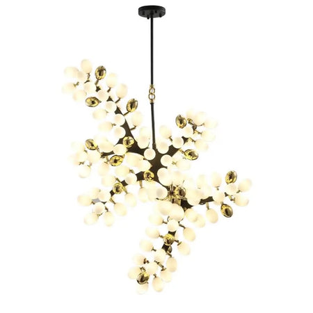 Modern Chandelier Designer Glass Ball Branch Living Room Duplex Stairs Lights