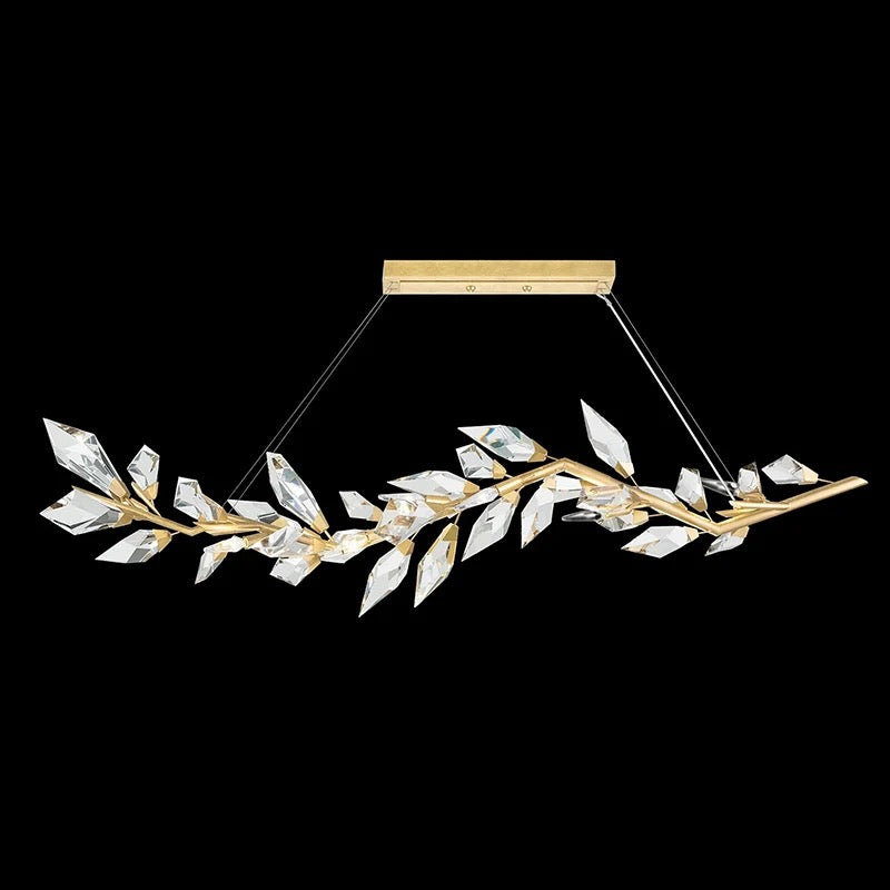 Designer Chandelier Rain Gold Large Circular K9 Crystal Home Living, Dining Room Lights