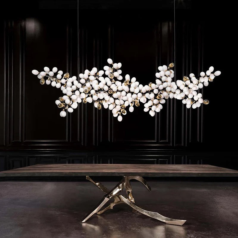 Modern Chandelier Designer High Horizontal Luxury Hotel, Home Living, Dining Room Lights