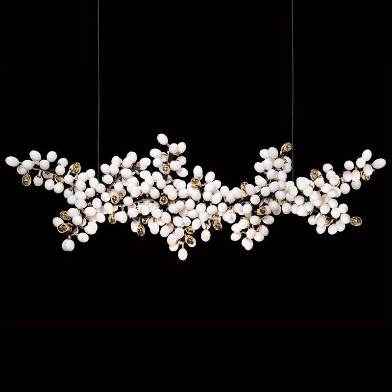 Modern Chandelier Designer High Horizontal Luxury Hotel, Home Living, Dining Room Lights