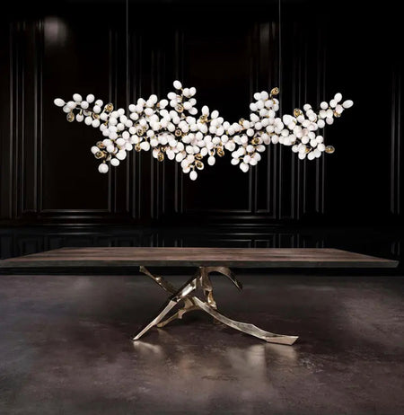 Modern Chandelier Designer High Horizontal Luxury Hotel, Home Living, Dining Room Lights
