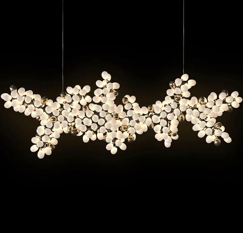 Modern Chandelier Designer High Horizontal Luxury Hotel, Home Living, Dining Room Lights
