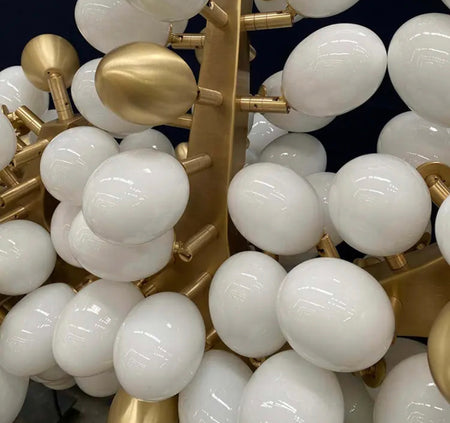 Modern Chandelier Designer High Horizontal Luxury Hotel, Home Living, Dining Room Lights