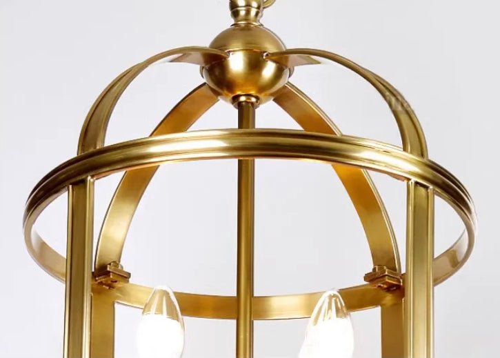 Modern Pendant Light Luxury Hanging Cage Design Home Living, Dining Room Lights
