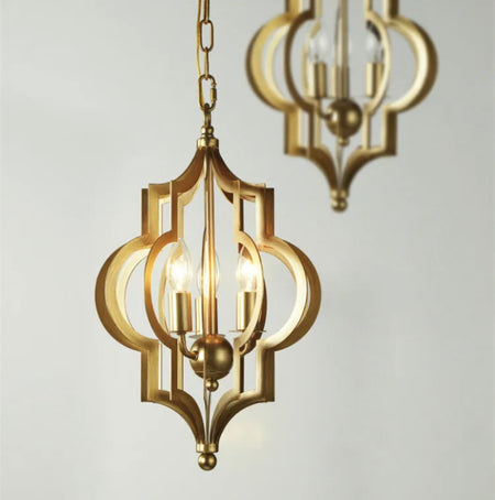 Antique Pendant Light Brass Copper Pension, Home Dining Room Kitchen Luxury Lights