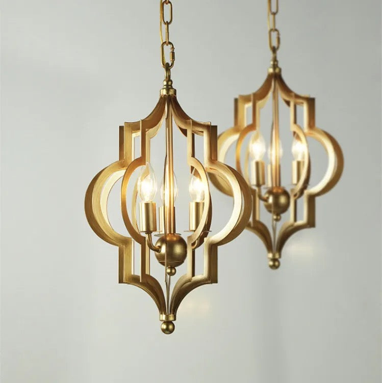 Antique Pendant Light Brass Copper Pension, Home Dining Room Kitchen Luxury Lights