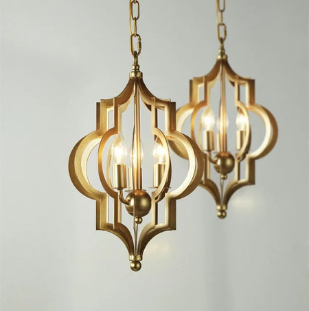 Antique Pendant Light Brass Copper Pension, Home Dining Room Kitchen Luxury Lights