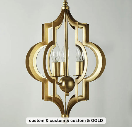 Antique Pendant Light Brass Copper Pension, Home Dining Room Kitchen Luxury Lights