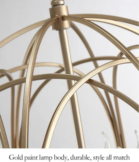 Modern Pendant Light American Design Iron Ball Deco Living, Dining Room Kitchen Lights
