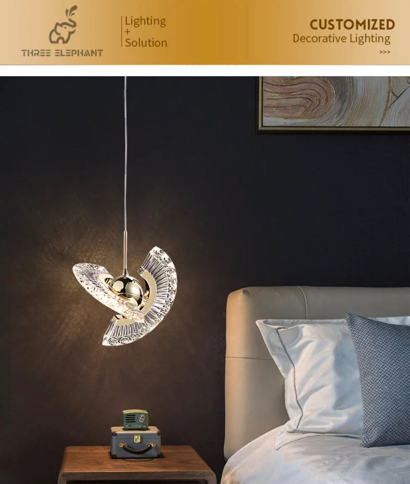 Modern Pendant Light Nordic Scandinavian Acrylic Indoor Living Room, Office, Stairs Lights