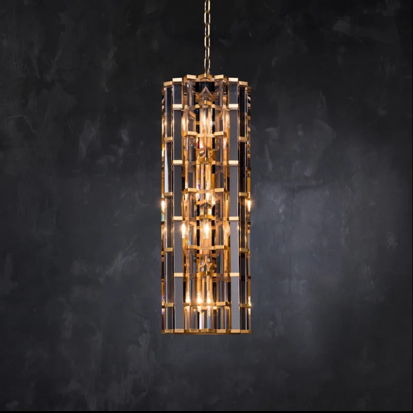 Classic Vintage Pendant Light Custom Hanging Living Room Dining Room Luxury Crystal Pendant Chandelier