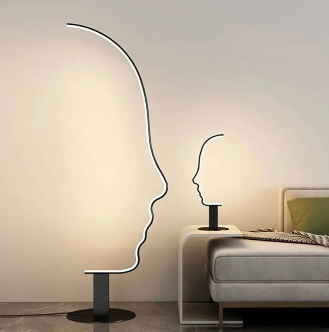 Designer Floor Lamp Nordic Art Deco Curved Surface Home, Hotel Living Room Lamps